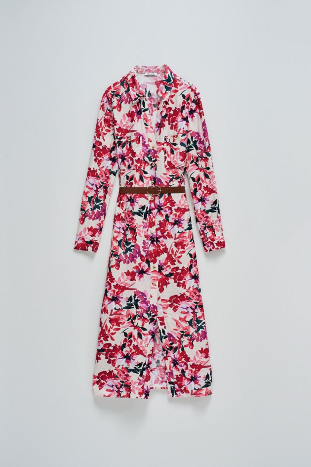 VESTIDO CAMISERO CON CINTURÓN