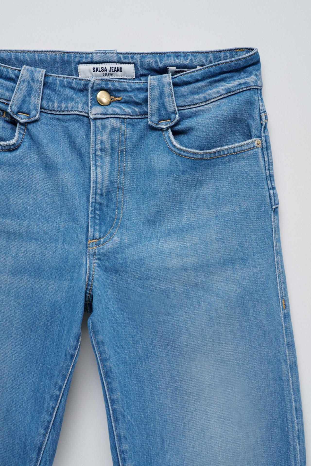 DESTINY PUSH UP CROPPED SKINNY JEANS