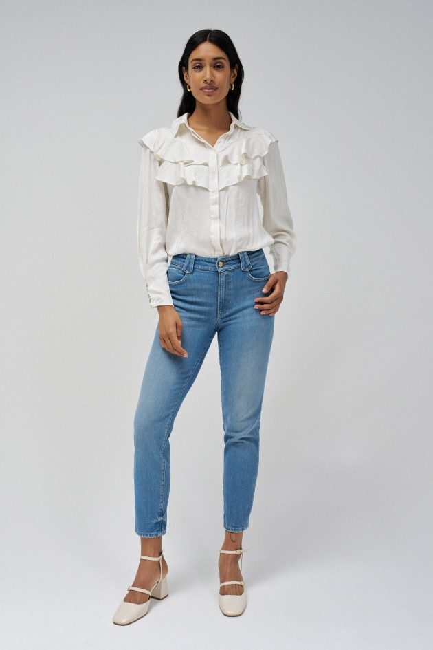 DESTINY PUSH UP CROPPED SKINNY JEANS