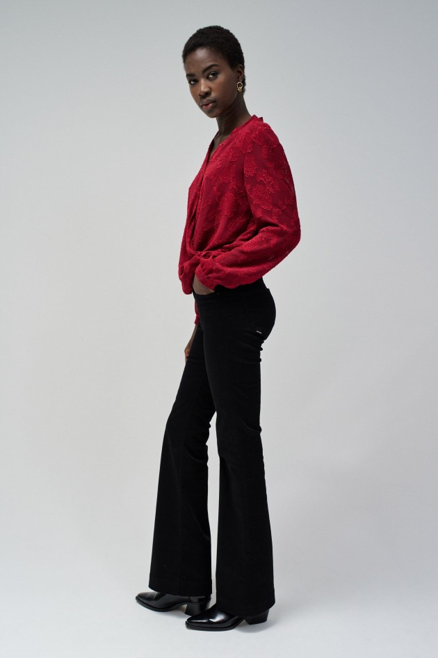 BLUSA JACQUARD FLORAL