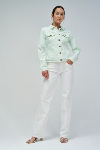 VESTE EN JEAN DE COULEUR