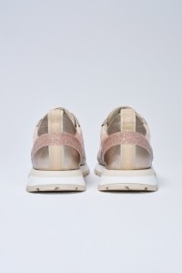 SNEAKERS WITH MIXED MATERIALS