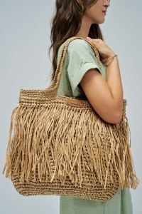 RAFFIA TOTEBAG