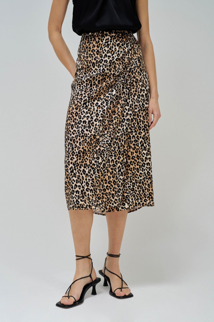 ANIMAL PRINT SKIRT