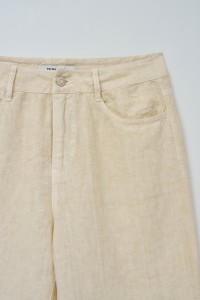 PANTALONES STRAIGHT EN LINO