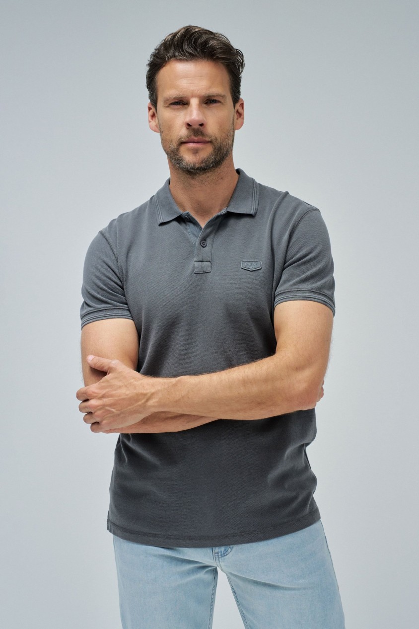 PREMIUM WASH POLO SHIRT, NO POCKET