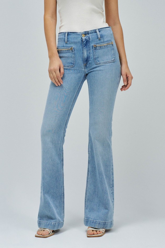 JEANS DESTINY PUSH UP FLARE