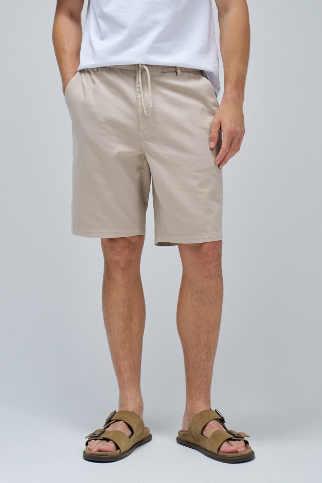 REGULAR FIT HOSEN MIT LEINEN