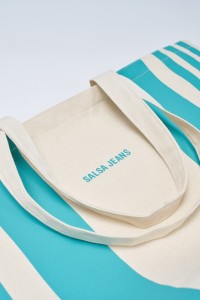 BOLSO DE PLAYA A RAYAS