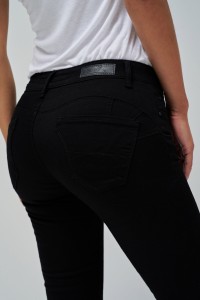 WONDER PUSH UP SKINNY TRUE BLACK JEANS