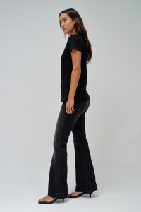 T-SHIRT AVEC LOGO SALSA ET PERLES