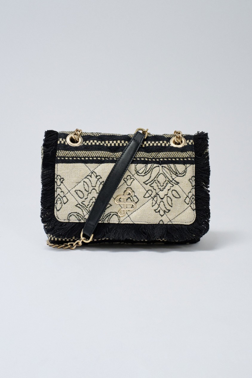 MALA COM BORDADOS JACQUARD
