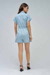 COMBINAISON COURTE EN LIGHTDENIM