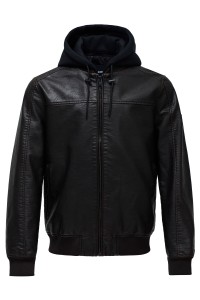 BLOUSON EFFET CUIR