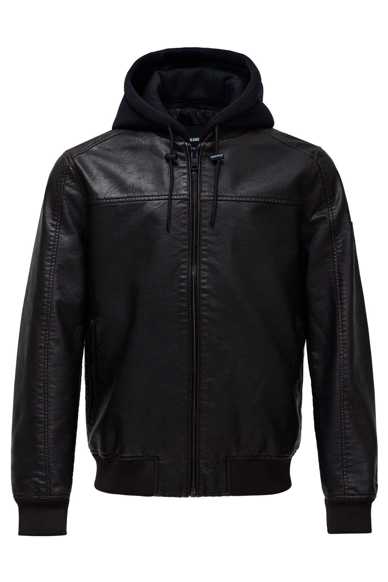 BLOUSON EFFET CUIR