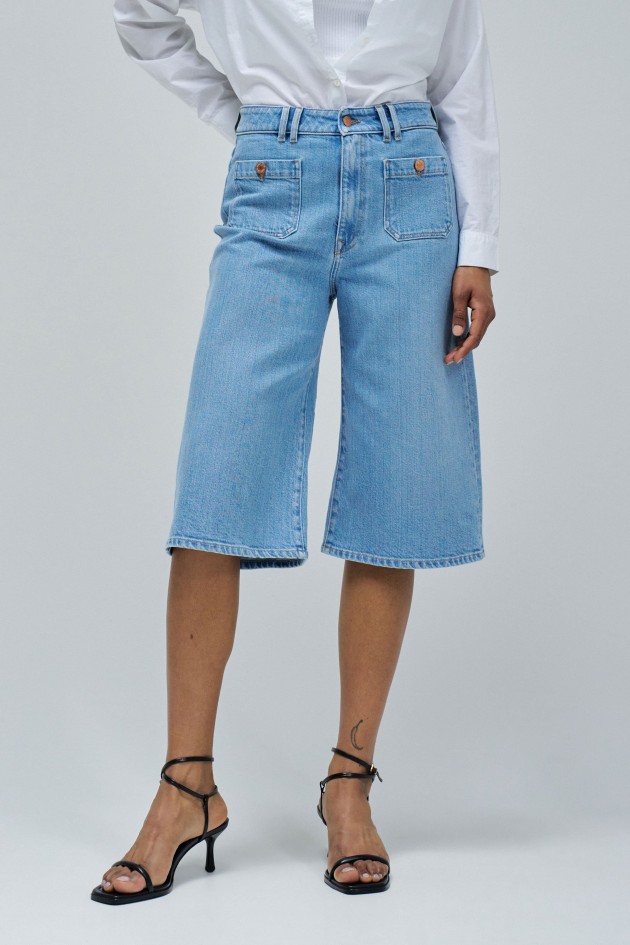 CULOTTE EN LIGHTDENIM
