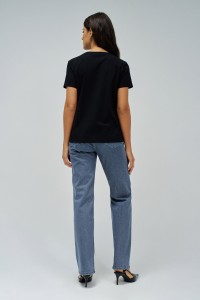 FLORAL CUT-OUT T-SHIRT