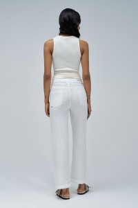 HOSE STRAIGHT AUS LEINEN