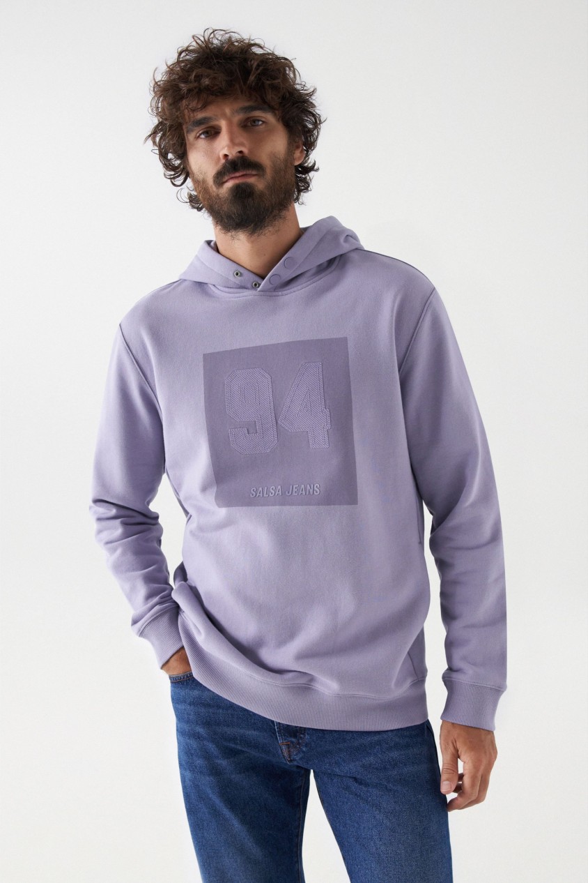 SWEAT  CAPUCHE  IMPRIM