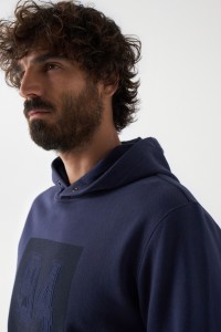 SWEAT  CAPUCHE  IMPRIM