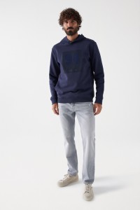 SWEAT  CAPUCHE  IMPRIM