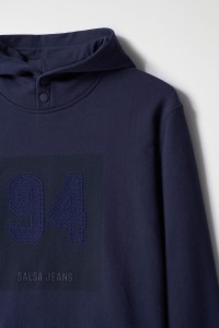 SWEAT  CAPUCHE  IMPRIM