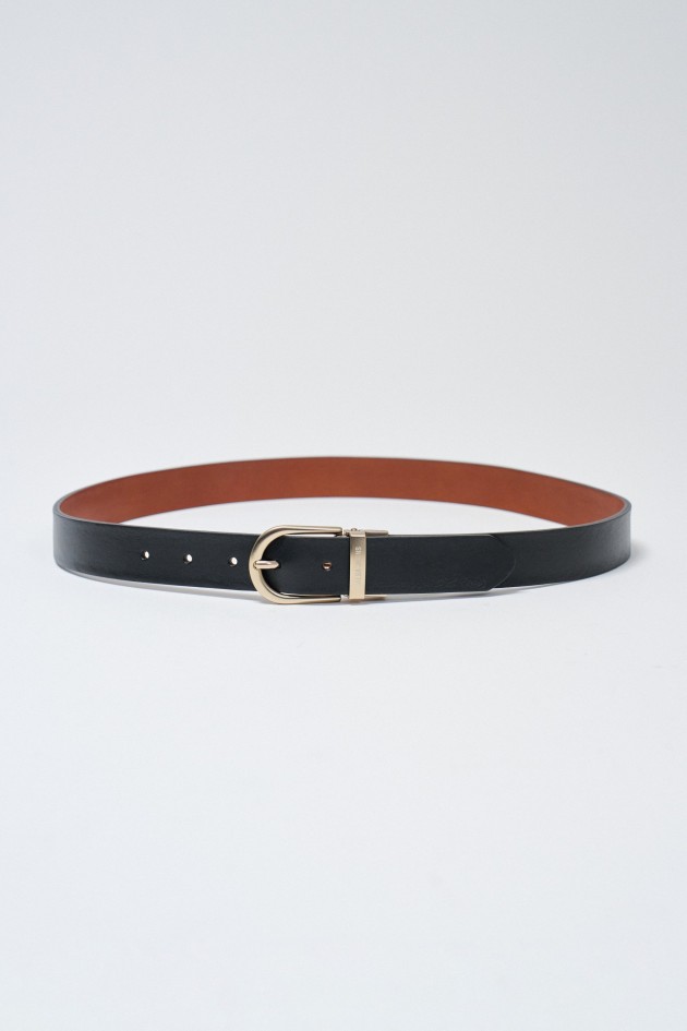 REVERSIBLE LEATHER BELT