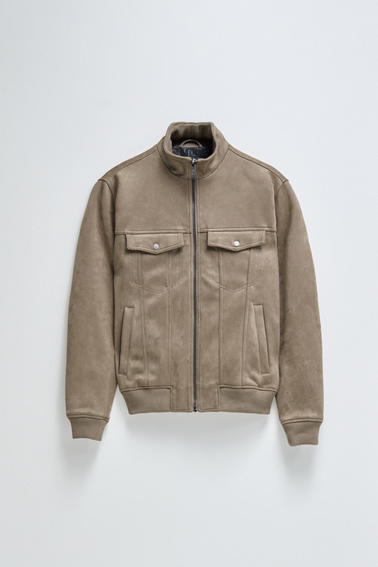 BOMBER JACKET IN SUEDE