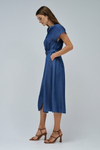 VESTIDO EM LIGHTDENIM