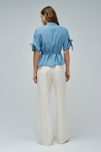 BLUSA EN LIGHTDENIM