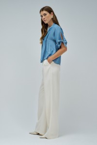 BLUSA EN LIGHTDENIM