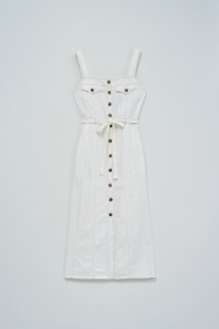 VESTIDO MIDI EM LIGHTDENIM