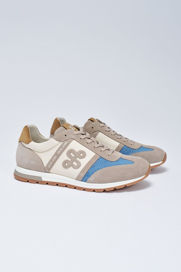 LEATHER TRAINERS