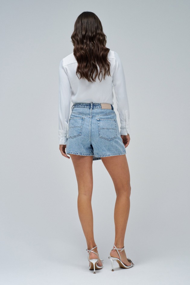 SKORT EM LIGHTDENIM