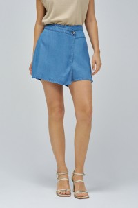SKORT EM LIGHTDENIM