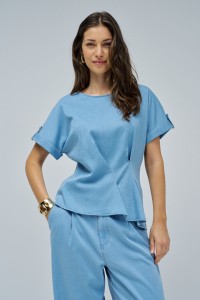 BLOUSE EN LIGHTDENIM