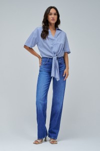 BLOUSE WITH BOW AT THE HEM