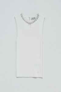RIBBED TOP WITH SPARKLES