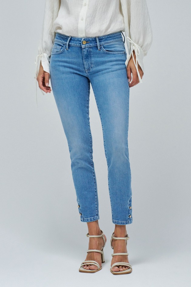 WONDER PUSH UP CROPPED SKINNY JEANS