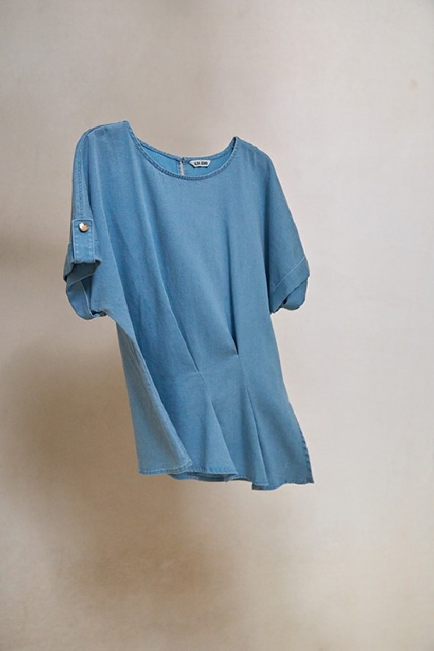 LIGHTDENIM BLOUSE