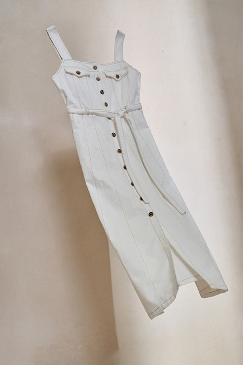 MIDI LIGHTDENIM DRESS