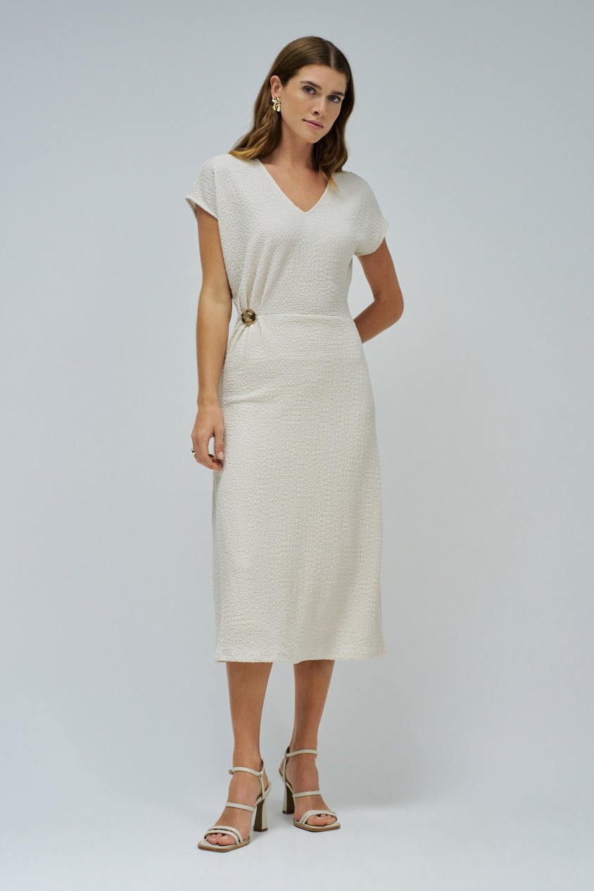 VESTIDO COM TEXTURA