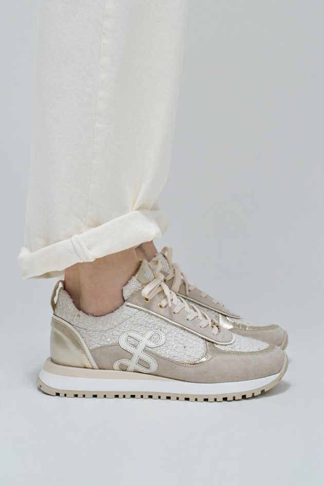 SAPATILHAS COM TWEED