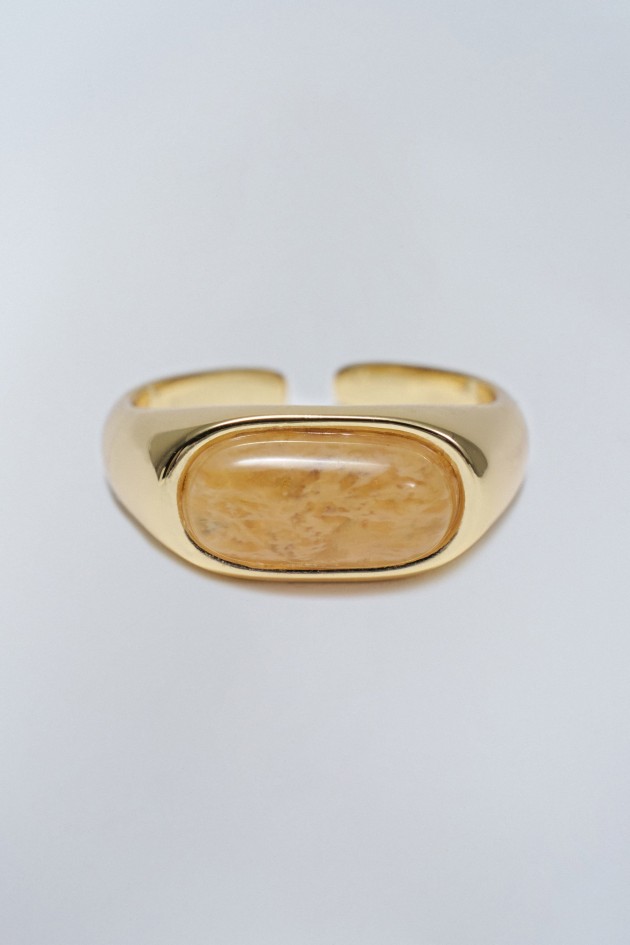 VERSTELLBARER RING MIT STEIN