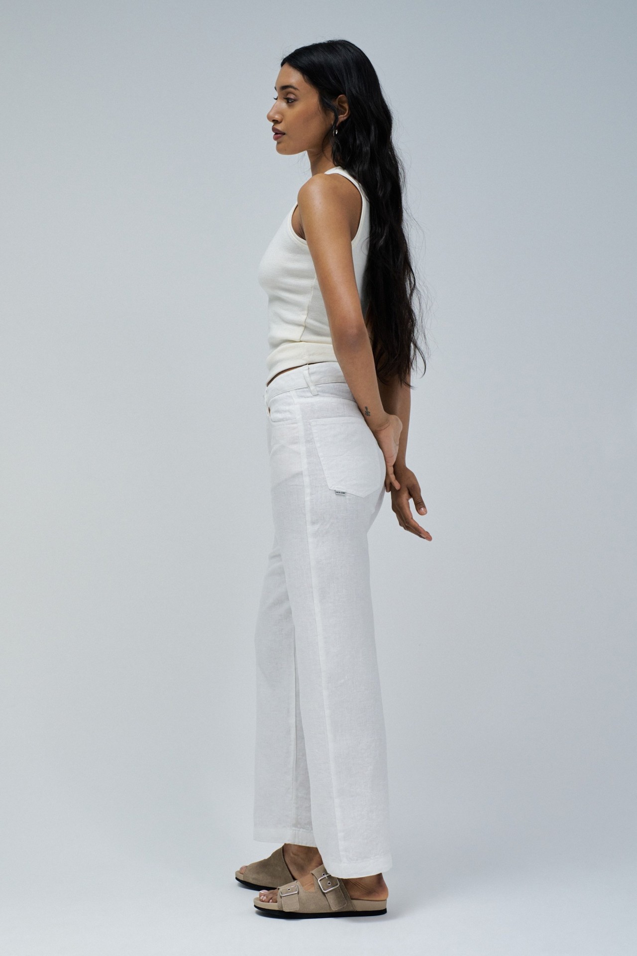 TROUSERS STRAIGHT IN LINEN