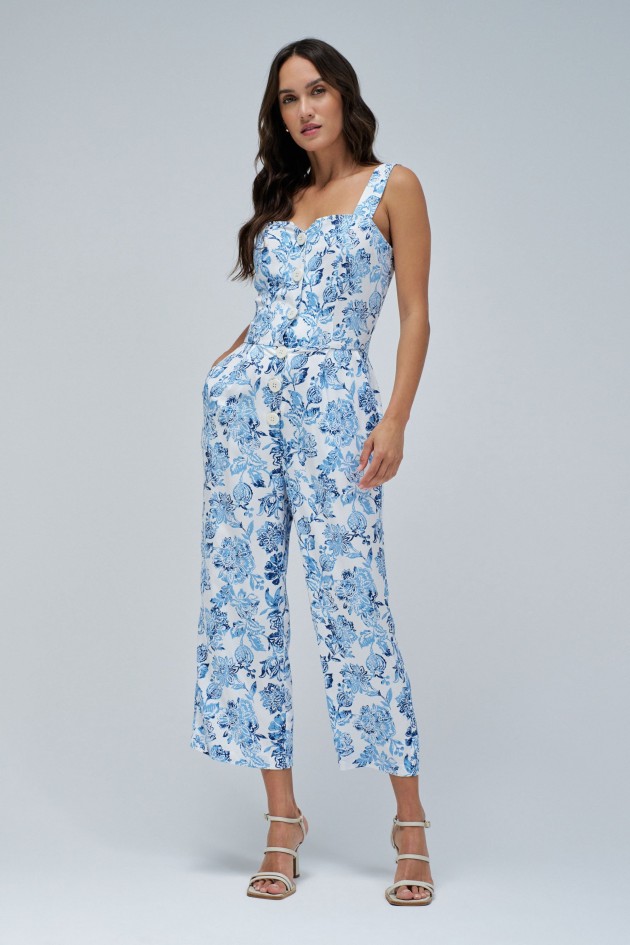 BLUMENMUSTER JUMPSUIT