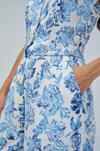 COMBINAISON  IMPRIM FLORAL