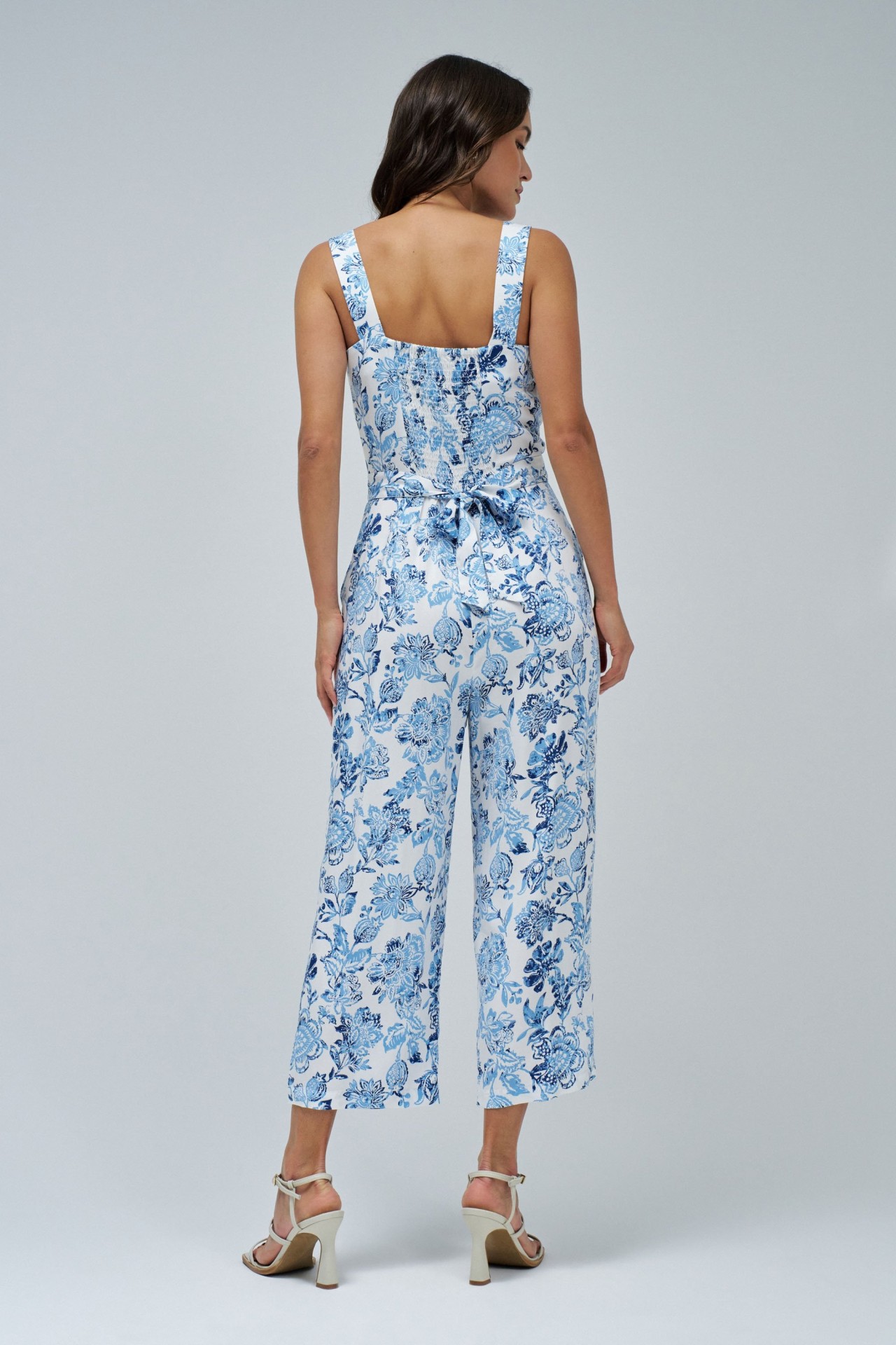 FLORAL PRINT JUMPSUIT