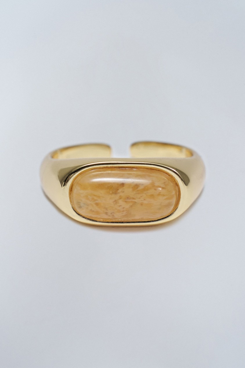 VERSTELLBARER RING MIT STEIN