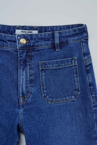FAITH PUSH IN CROPPED FLARE JEANS